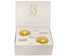 Facial Ice Globes - Gold Glitter includes Collagen Serum infused sheet mask